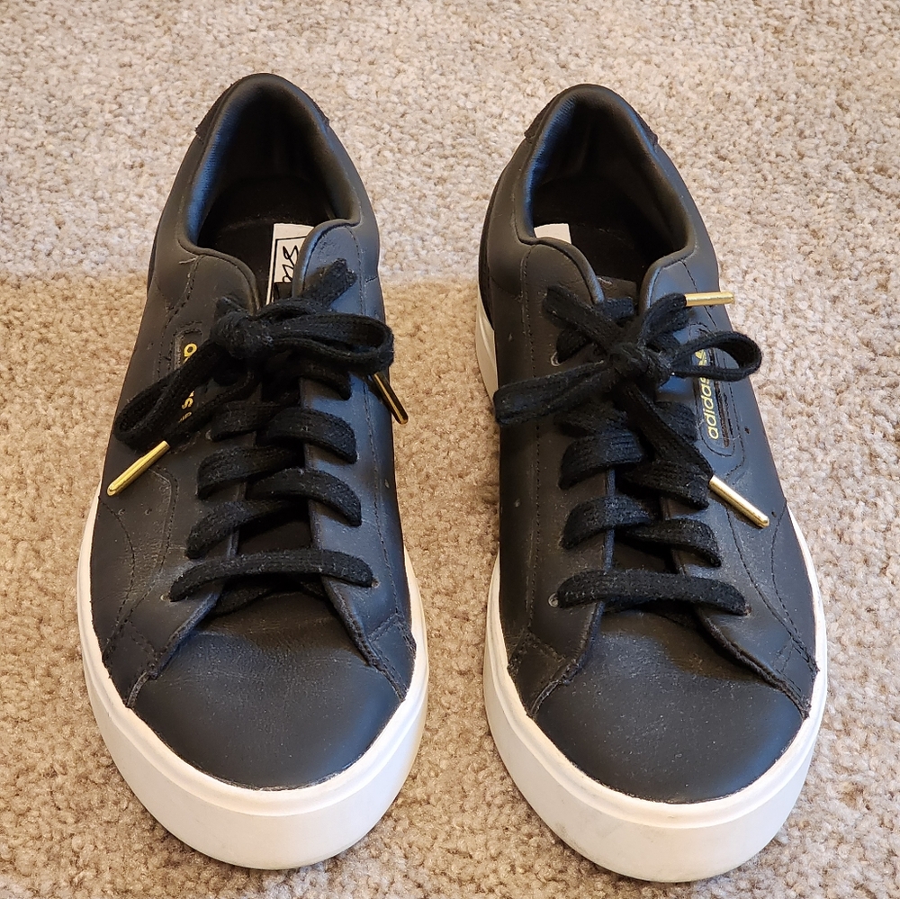 ADIDAS Sleek Limited Edition, Black With Gold Accents, W-8